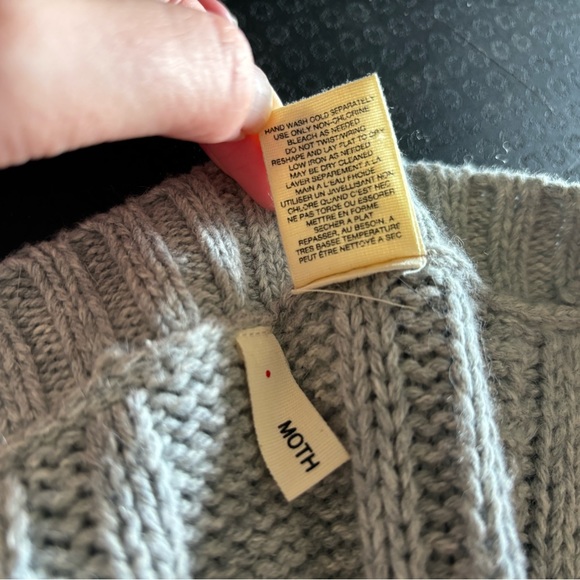 Moth - Gray Dress - M - Picture 2 of 3